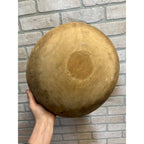 Antique Primitive Large 15" Dough Rising Turned Wooden Bowl Farmhouse Decor
