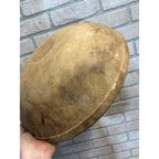Antique Primitive Large 15" Dough Rising Turned Wooden Bowl Farmhouse Decor