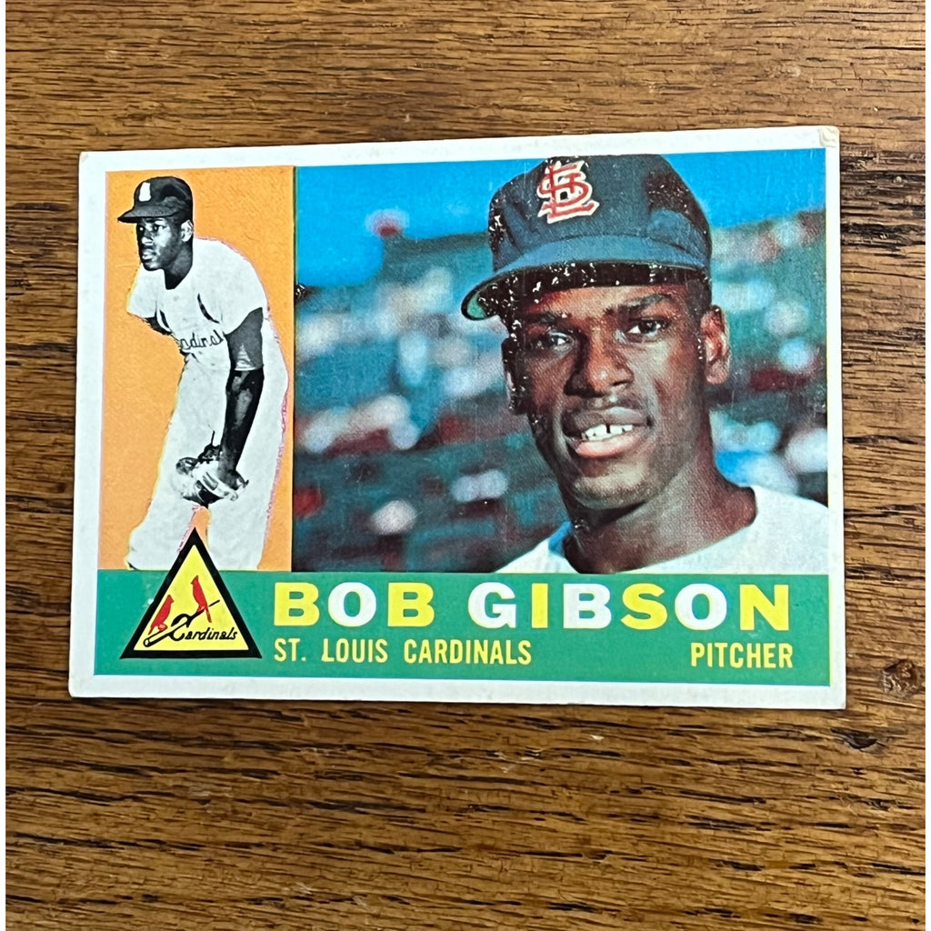 1960 Topps Baseball Bob Gibson St Louis Cardinals #73 - Good