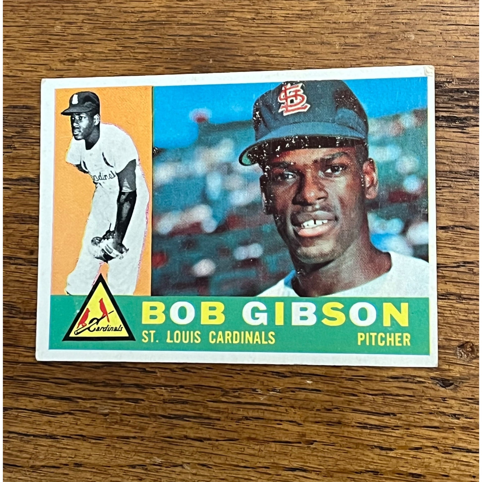 1960 Topps Baseball Bob Gibson St Louis Cardinals #73 - Good