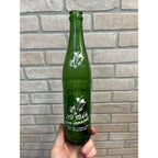 Vintage 1960s Mountain Dew One Pint Glass Soda Bottle Filled by John & Alice