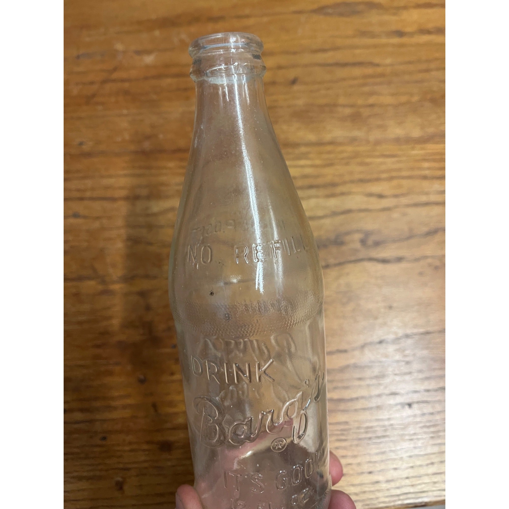 Scarce Barqs Root Beer No Deposit No Return 12 Oz Soda Bottle 1971