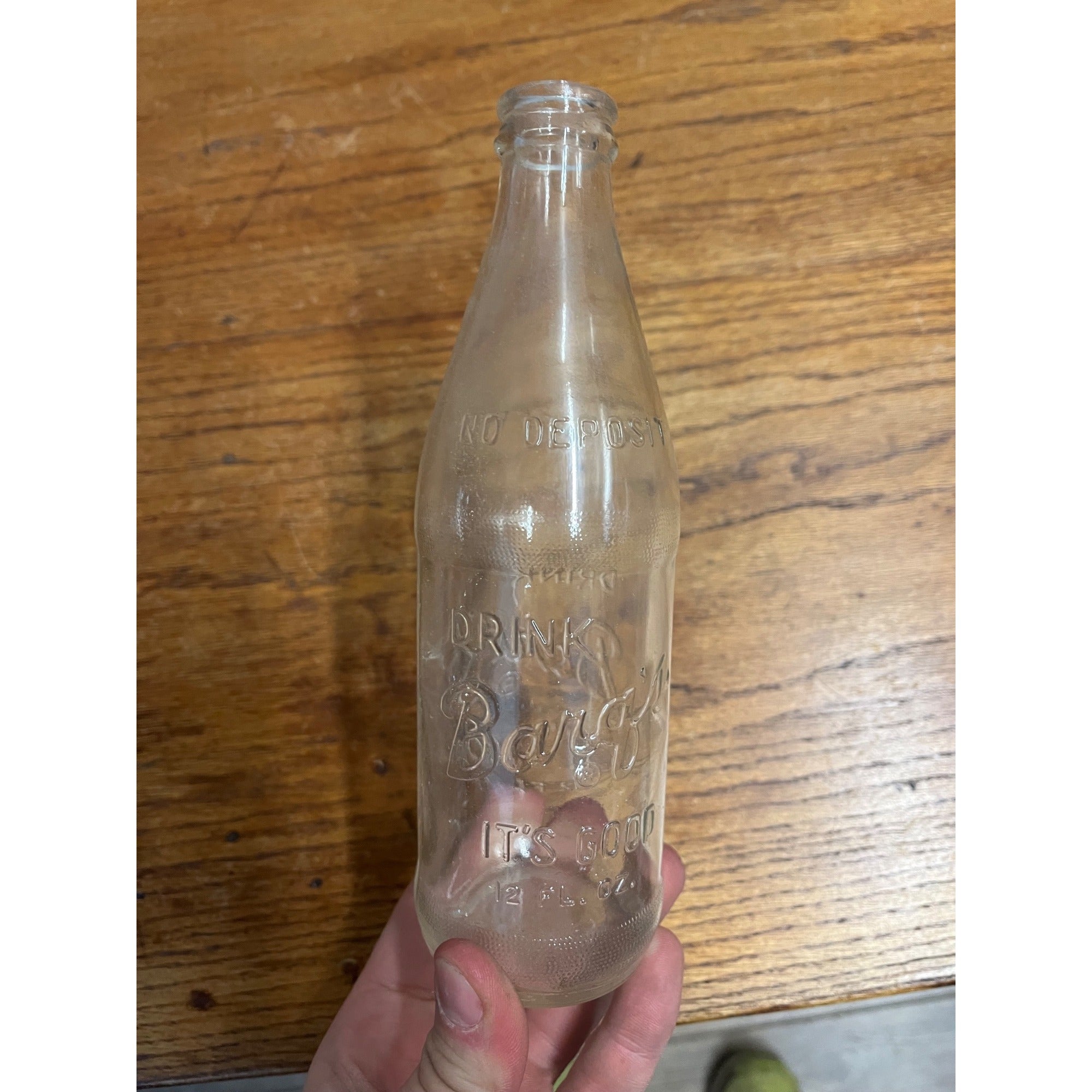 Scarce Barqs Root Beer No Deposit No Return 12 Oz Soda Bottle 1971