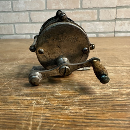 RARE! Vintage 1920s INDIAN Motorcycle #60 FISHING REEL