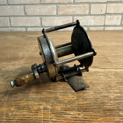 RARE! Vintage 1920s INDIAN Motorcycle #60 FISHING REEL