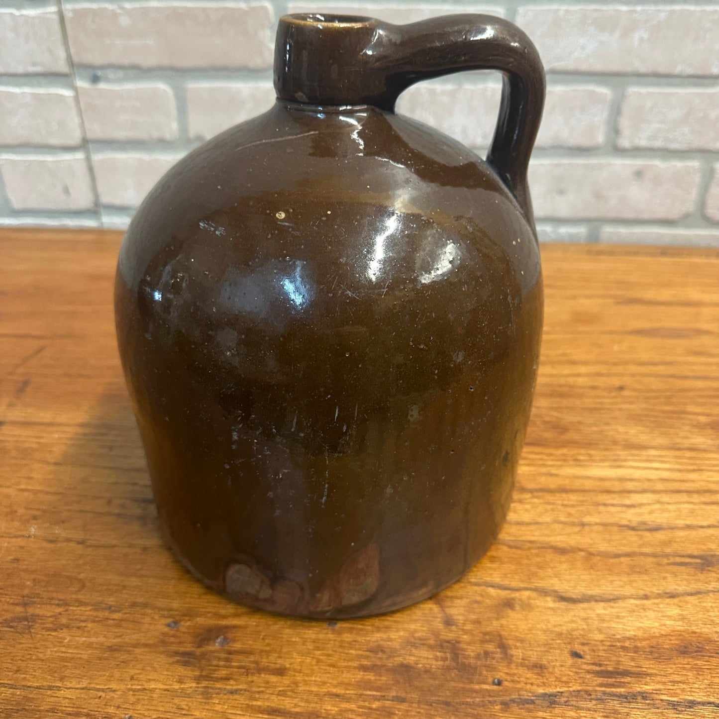 Antique C Hermann & Co 1 Gallon Stoneware Pottery Beehive Jug Milwaukee Wisconsin