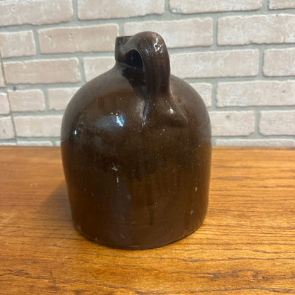 Antique C Hermann & Co 1 Gallon Stoneware Pottery Beehive Jug Milwaukee Wisconsin