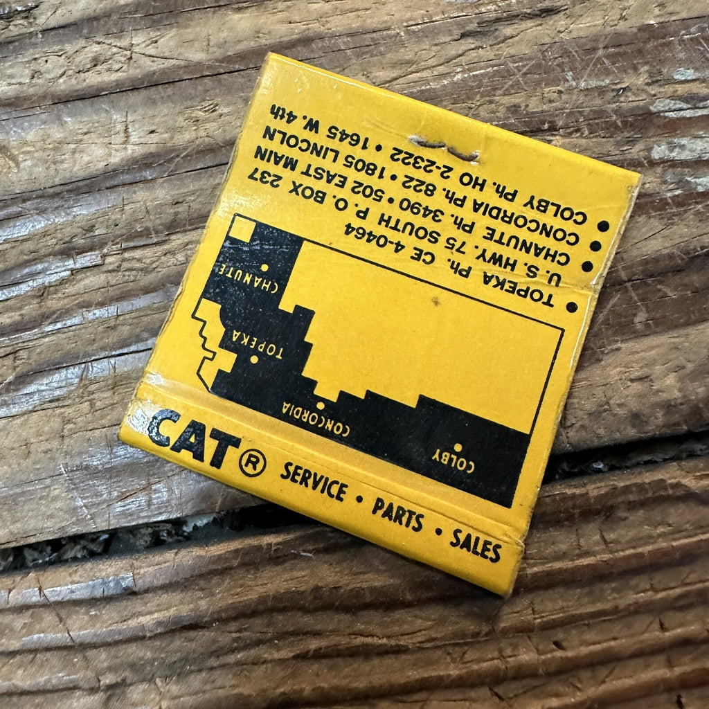 Vintage Advertising Matchbook - Martin Tractor Kansas Caterpillar Dealer