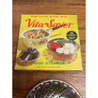 Vintage Vita-Saver Stainless Steel Folding Food Vegetable Steamer w/ Box & Paper