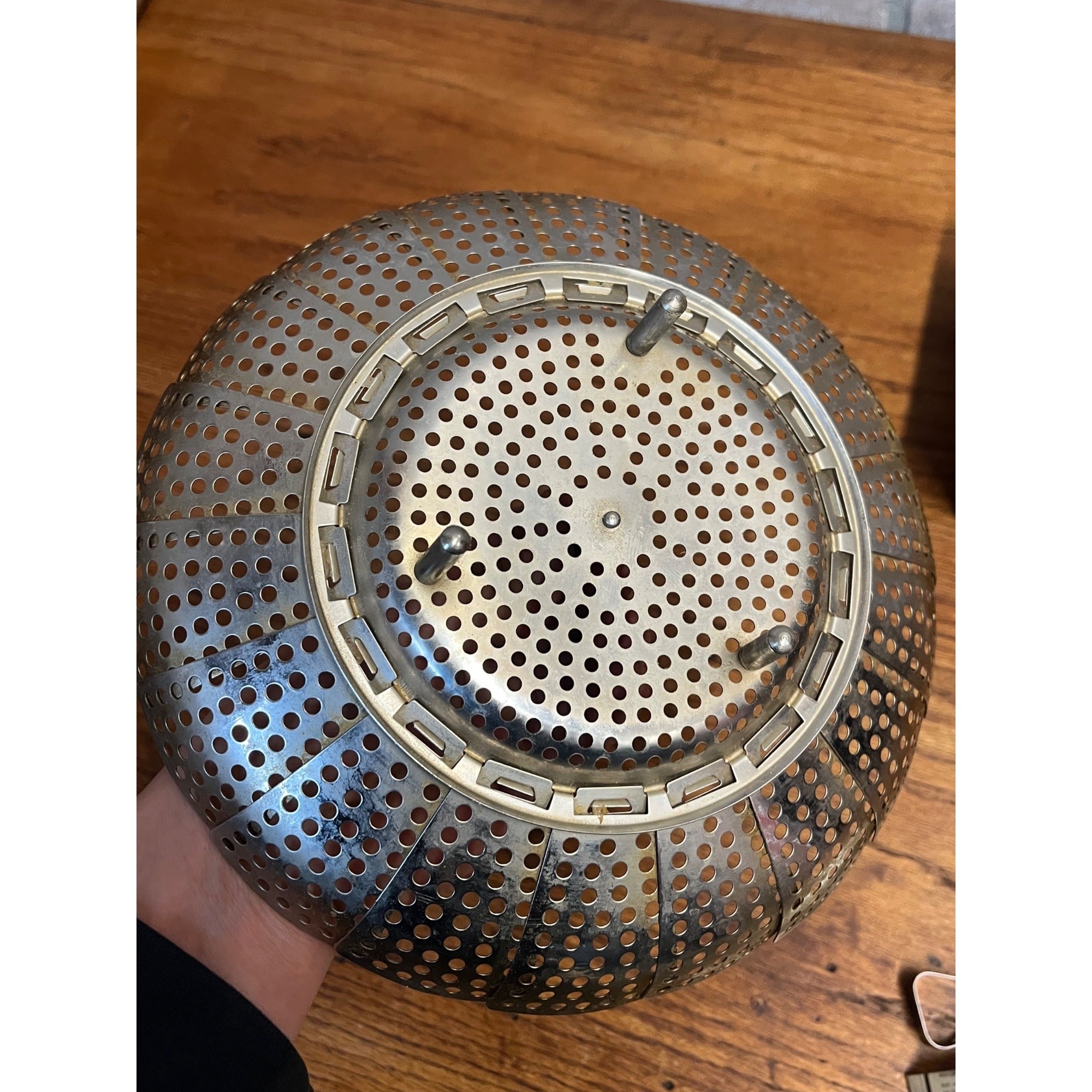 Vintage Vita-Saver Stainless Steel Folding Food Vegetable Steamer w/ Box & Paper