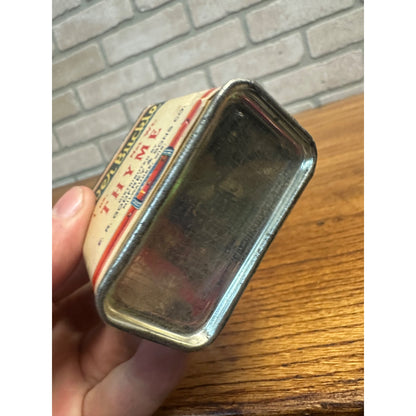 Vintage Silver Buckle Thyme Spice Tin Advertising Milwaukee WI ER Godfrey Sons