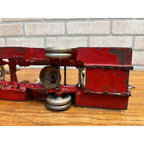 Vintage 1930s Arcade Mack Fire Hook & Ladder Truck Cast Iron Toy Large