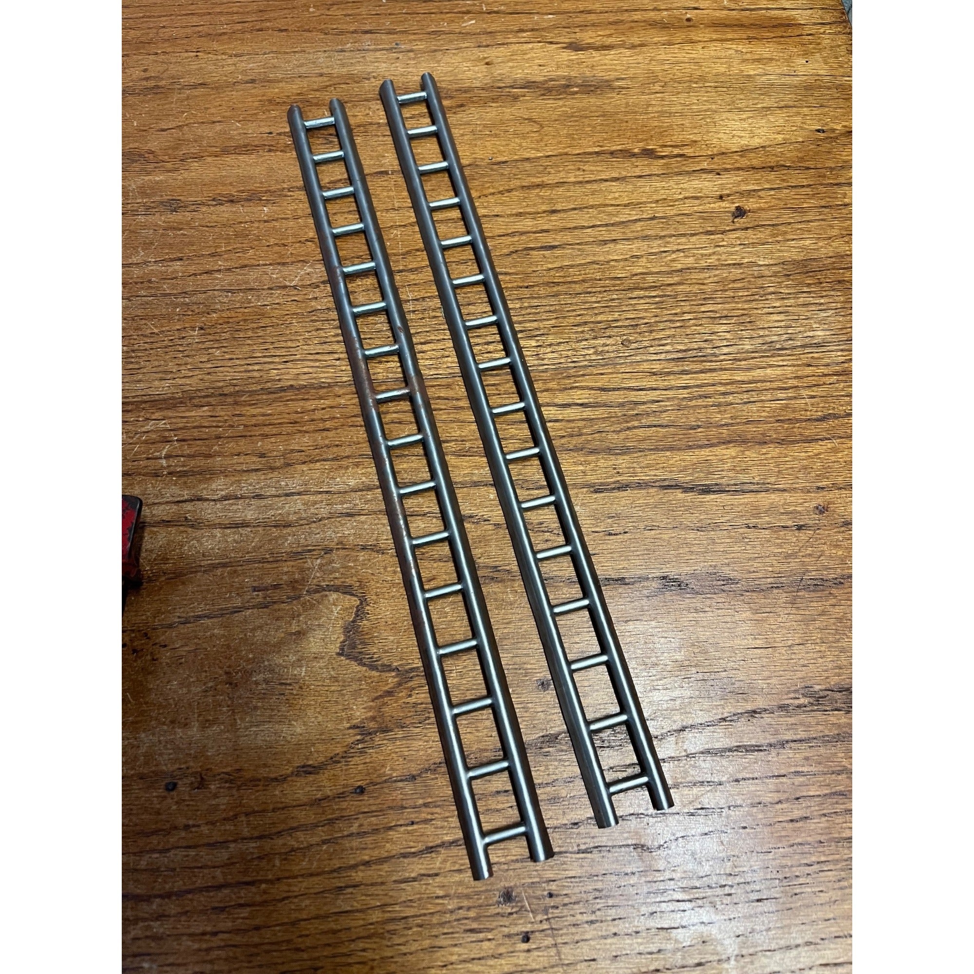 Vintage 1930s Arcade Mack Fire Hook & Ladder Truck Cast Iron Toy Large