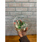 Fostoria Glass Company Green Uranium UV Glows Footed Dish