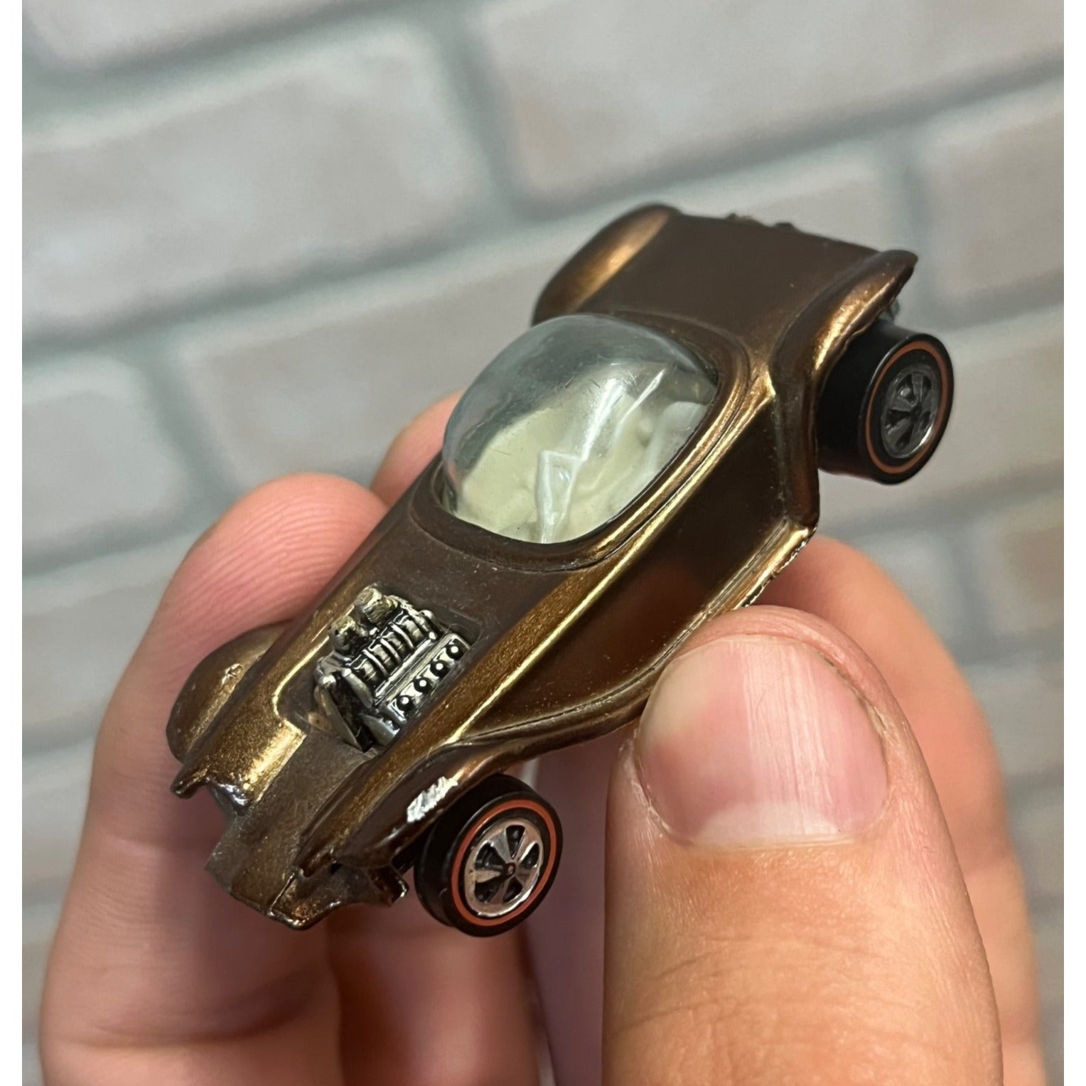 Vintage Hot Wheels Redline 1968 Beatnik Bandit - Tough Copper Color - MINTY