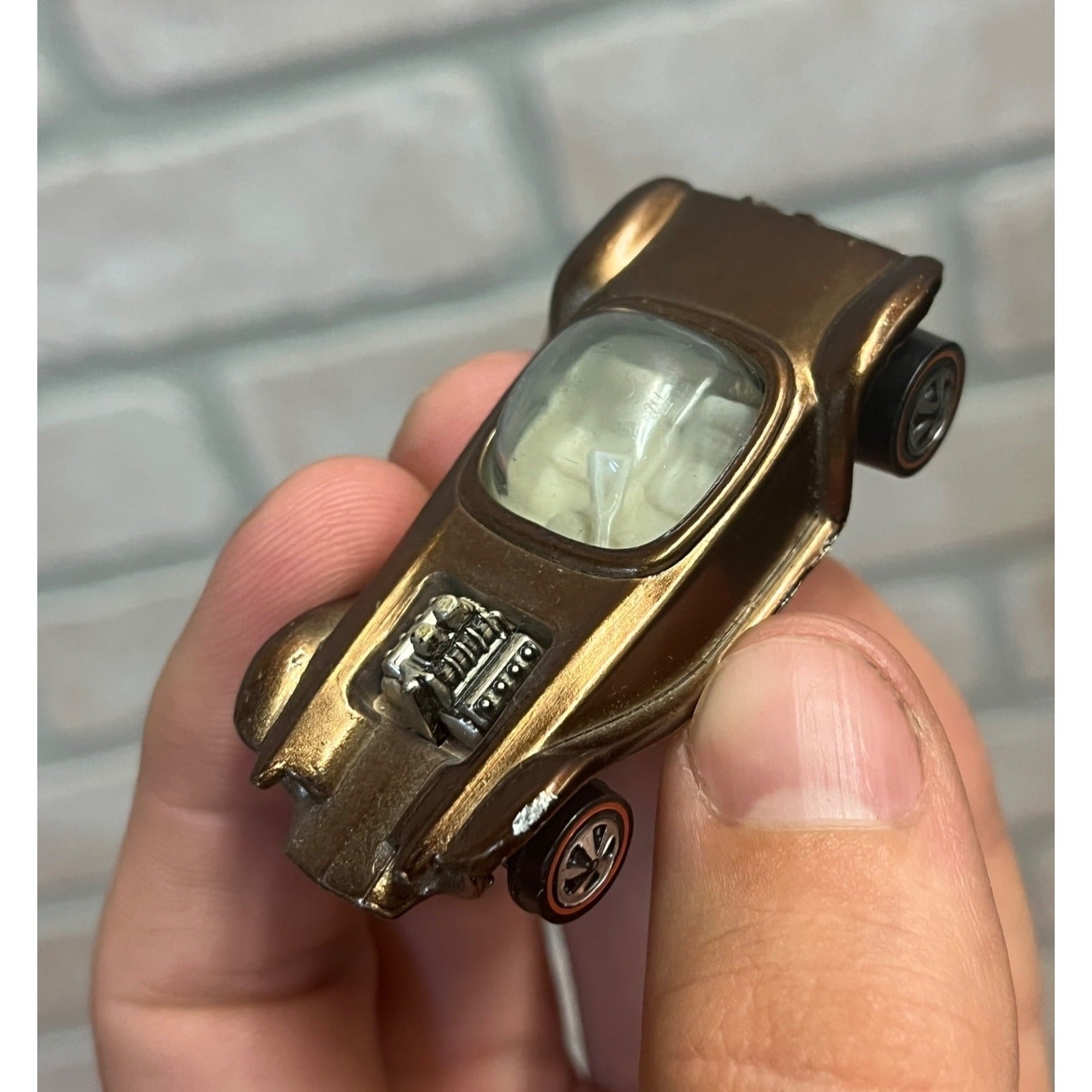 Vintage Hot Wheels Redline 1968 Beatnik Bandit - Tough Copper Color - MINTY