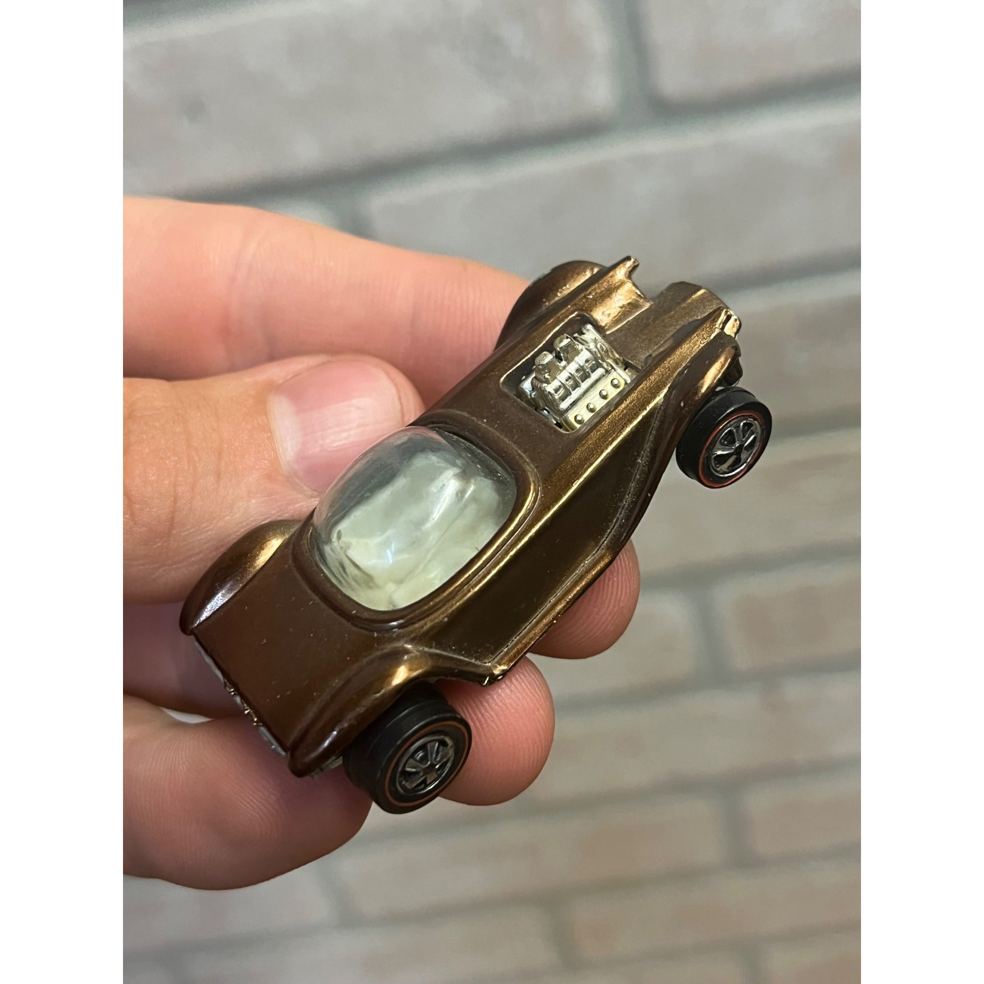 Vintage Hot Wheels Redline 1968 Beatnik Bandit - Tough Copper Color - MINTY
