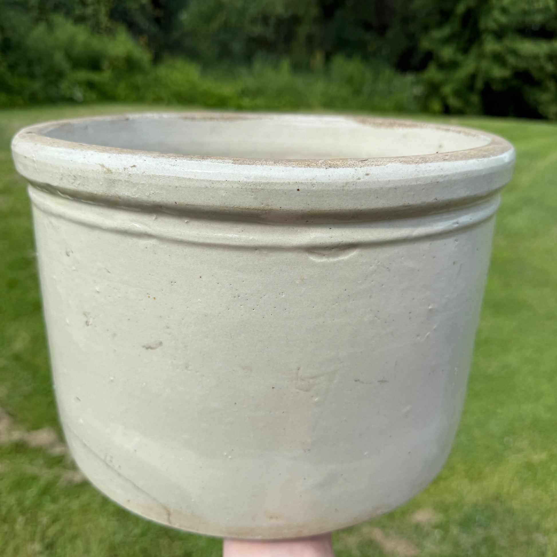 Antique Red Wing 20 lbs Butter Crock Stoneware