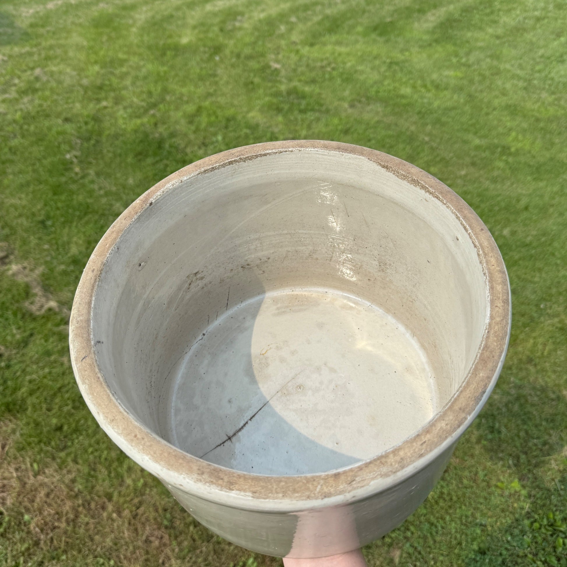 Antique Red Wing 20 lbs Butter Crock Stoneware
