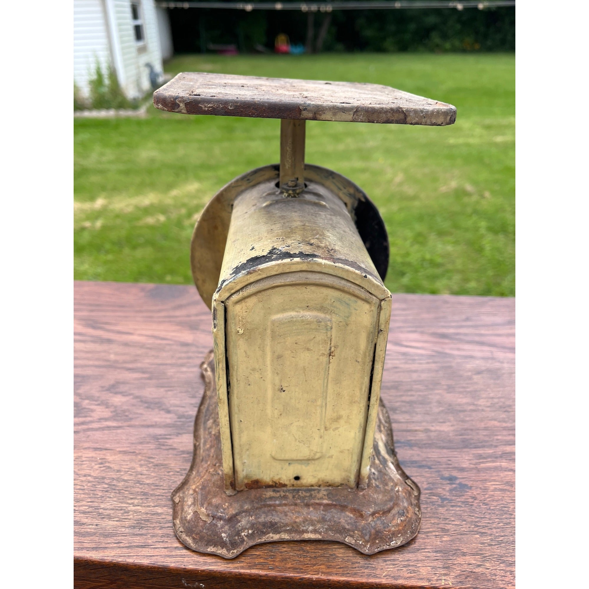 Antique Vintage Columbia Candy Scale 4lb General Store Rustic Farmhouse