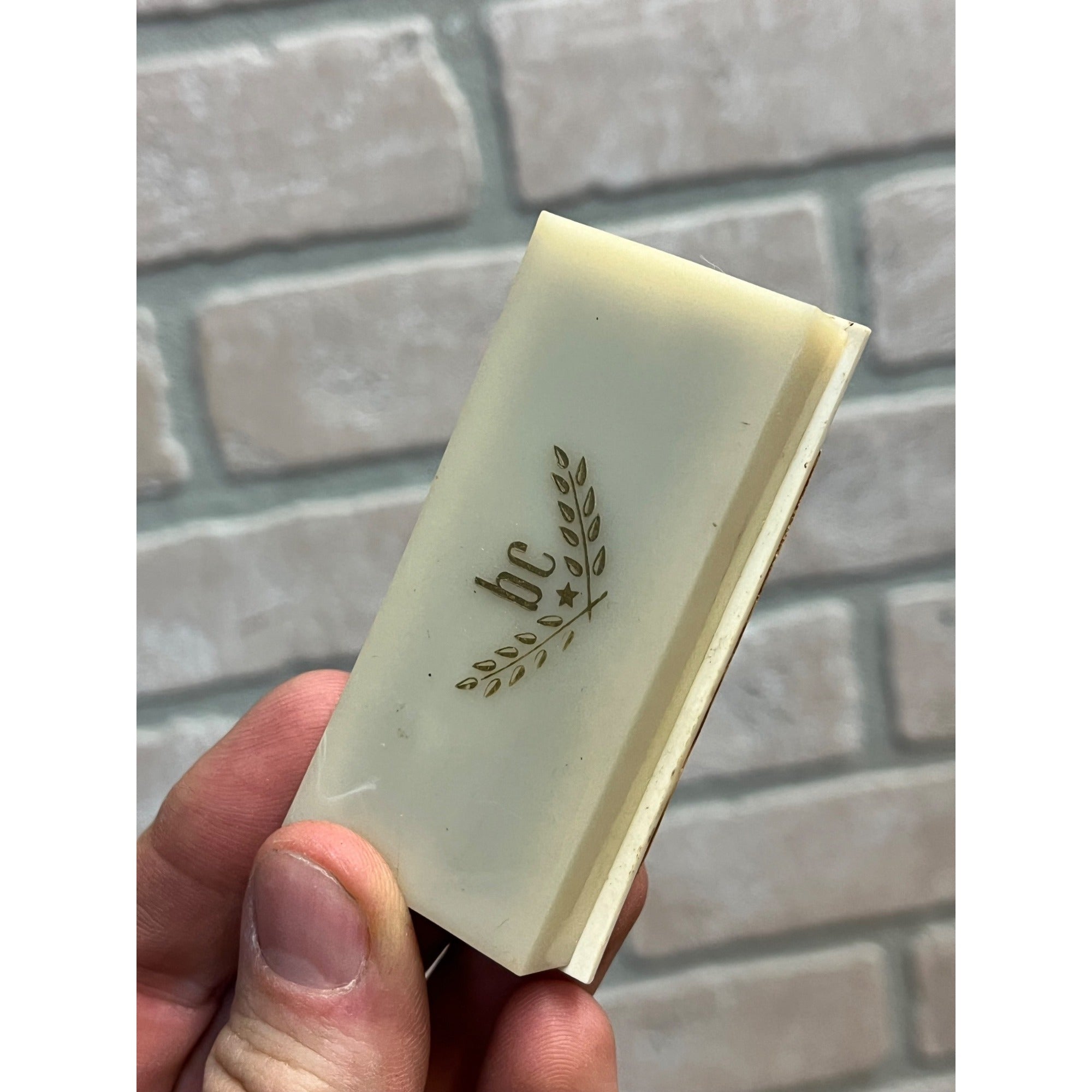 Vintage 1950s Beauty Counselor Cake Mascara & Brush White Case Makeup Compact