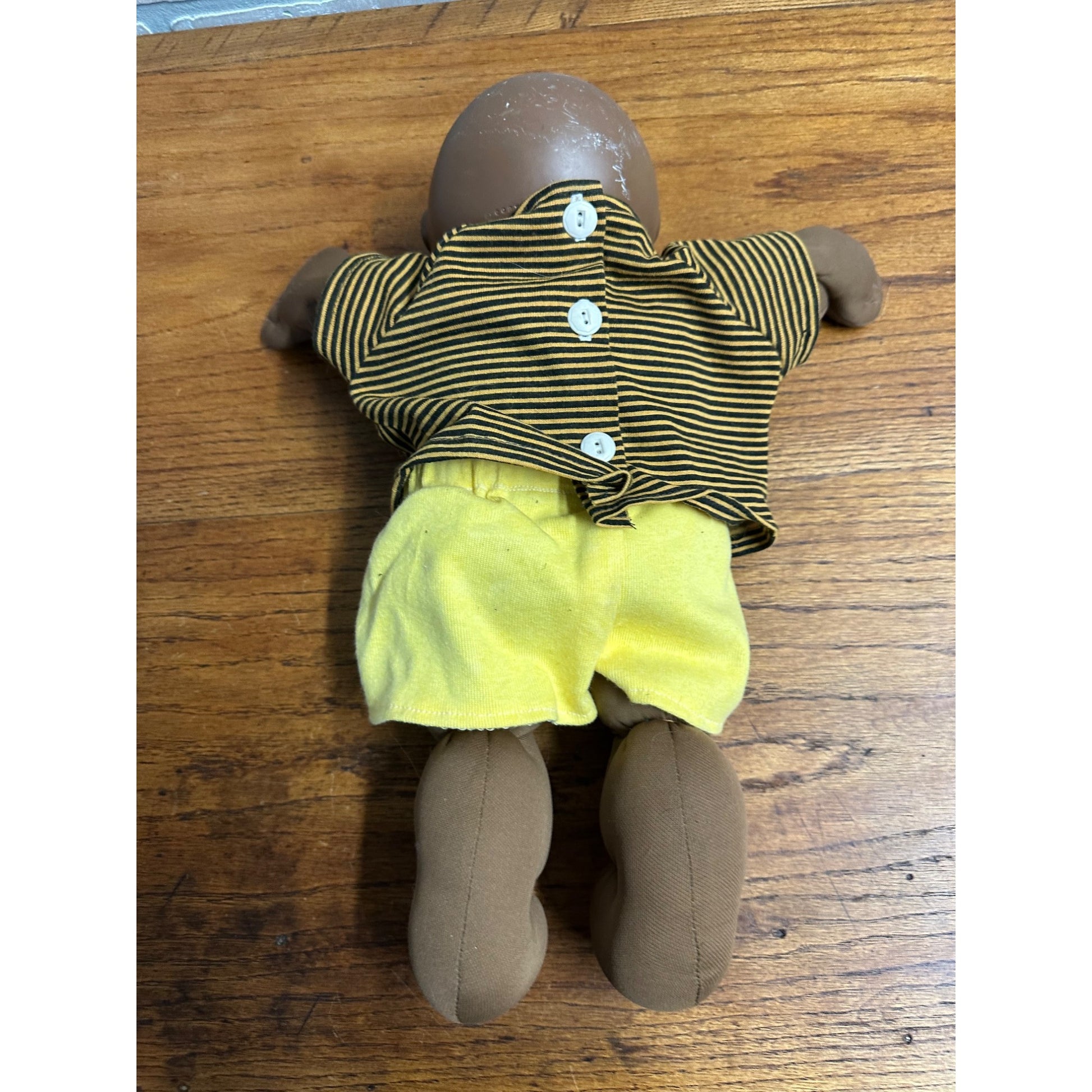 Vintage Cabbage Patch Kids Dolls 1980s Blonde & African American Bald - Used