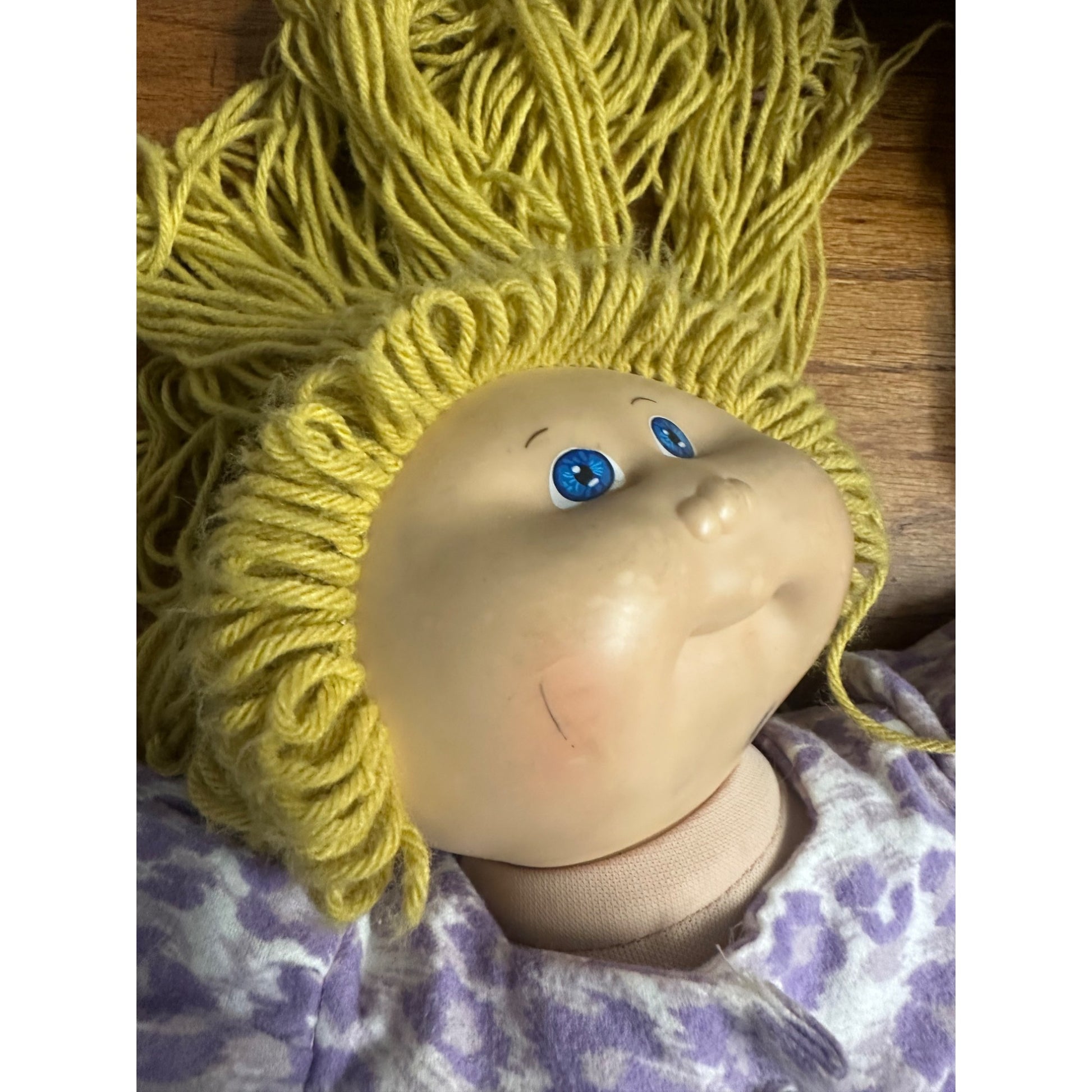 Vintage Cabbage Patch Kids Dolls 1980s Blonde & African American Bald - Used