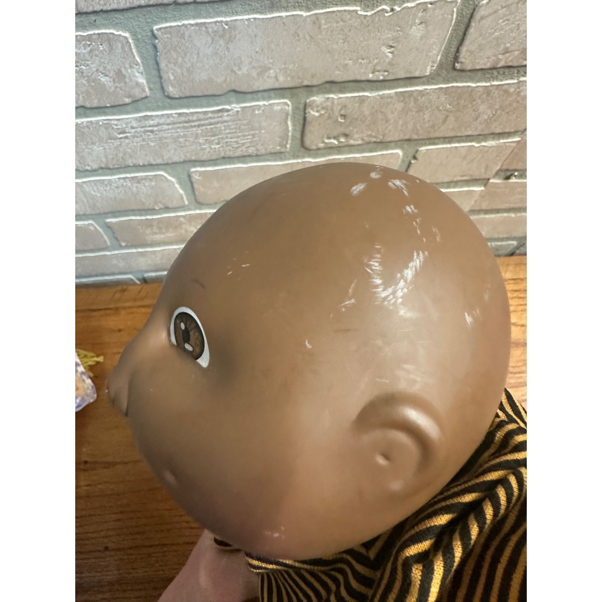 Vintage Cabbage Patch Kids Dolls 1980s Blonde & African American Bald - Used