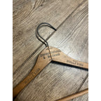 Vintage Crandall McKenzie Henderson Wooden Advertising Clothes Hanger Pittsburg