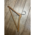 Vintage Crandall McKenzie Henderson Wooden Advertising Clothes Hanger Pittsburg
