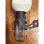 Vintage P.D. Wall Coffee Grinder German Coffee Koffee W/ Glass Catch Cup