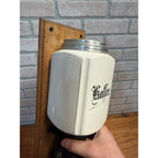 Vintage P.D. Wall Coffee Grinder German Coffee Koffee W/ Glass Catch Cup
