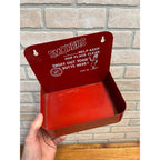 Vintage 1960s Mr. Butt Snuffer Smokers Red Hanging Ashtray Sign