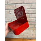 Vintage 1960s Mr. Butt Snuffer Smokers Red Hanging Ashtray Sign