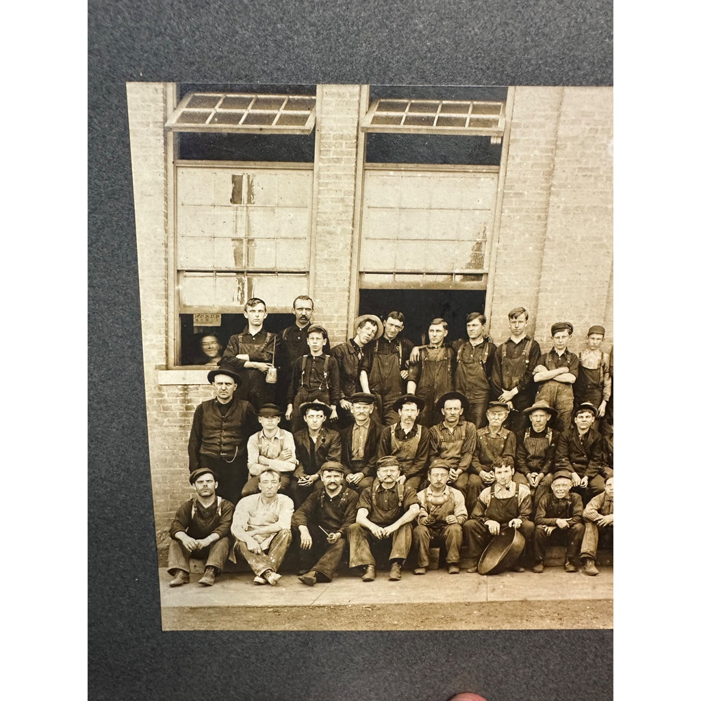 Original Early 1900s Kohler Plumbing Products Workers Cabinet Photo Wisconsin