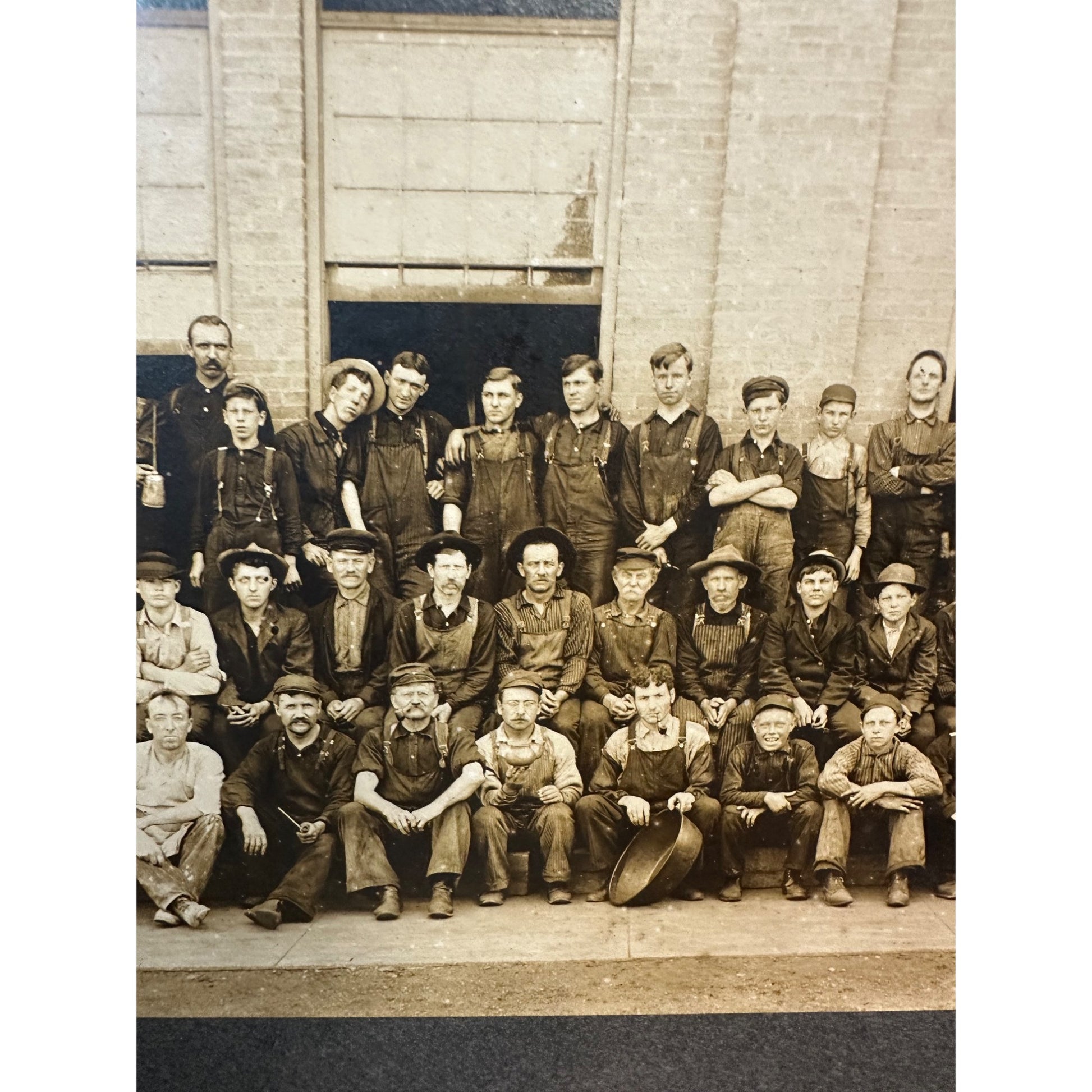 Original Early 1900s Kohler Plumbing Products Workers Cabinet Photo Wisconsin