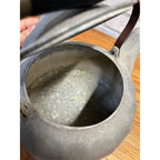 Vintage Wagner Ware Sidney O 6qt Colonial Tea Kettle Aluminum Wooden Handle
