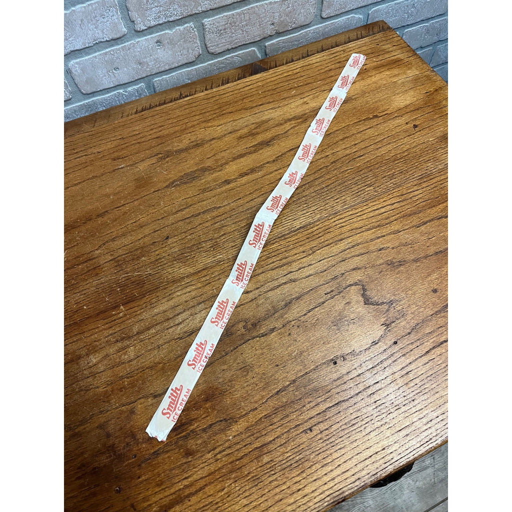 Vintage Ice Cream Tasting Spoons Wooden - Smith's NEW OLD STOCK Dairy