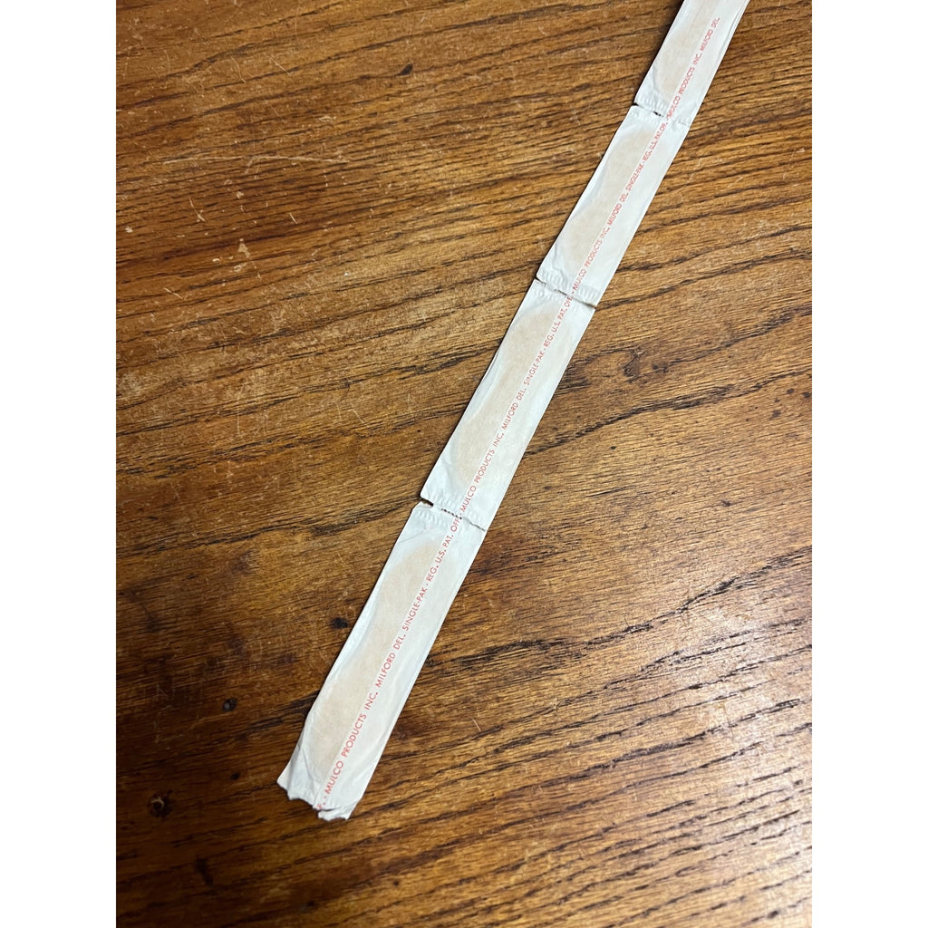 Vintage Ice Cream Tasting Spoons Wooden - Smith's NEW OLD STOCK Dairy