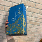 Vintage Peacock Shoes Art Deco Shoe Box Milwaukee, WI 1940s Advertising Wis