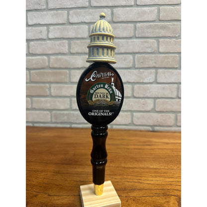 Vintage Capital Brewery Wisconsin Beer 12.5" Tap Handle Munich Dark