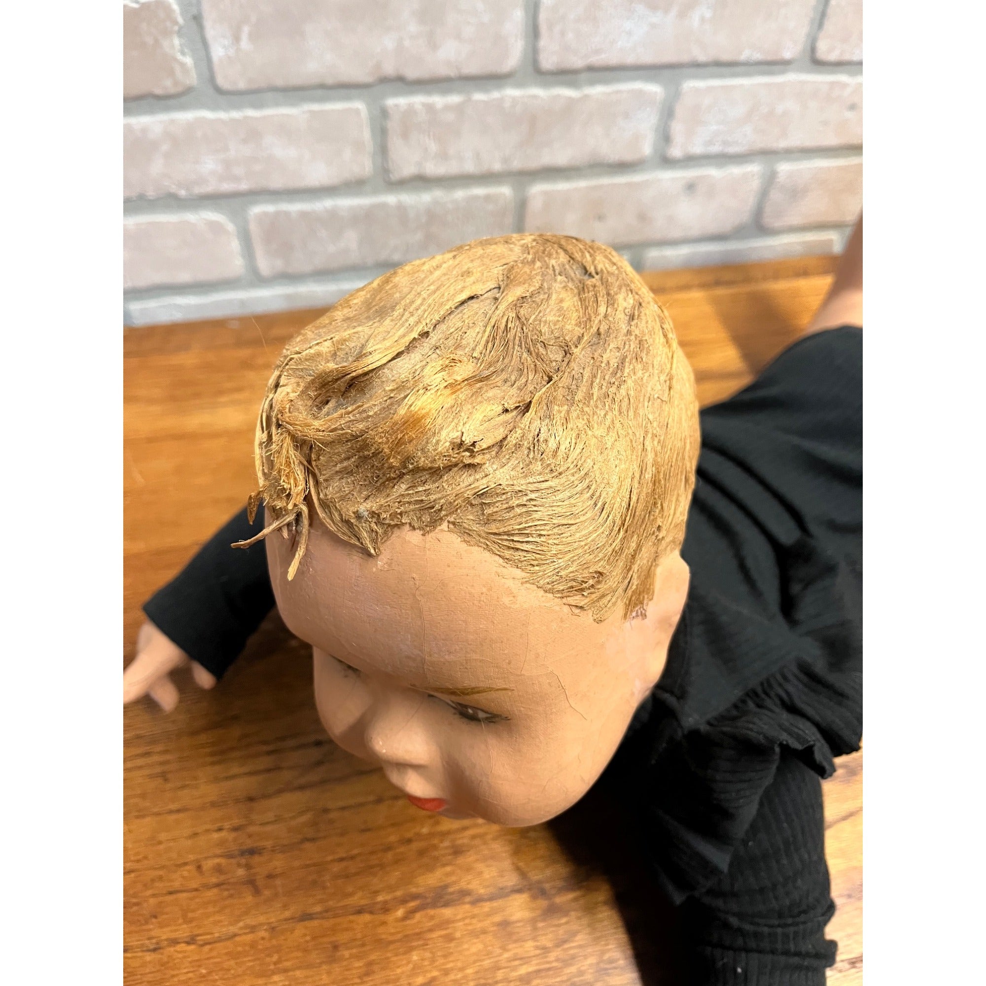 Original Vintage Crawling Baby Infant Clothes Department Store Display Mannequin