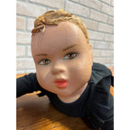 Original Vintage Crawling Baby Infant Clothes Department Store Display Mannequin