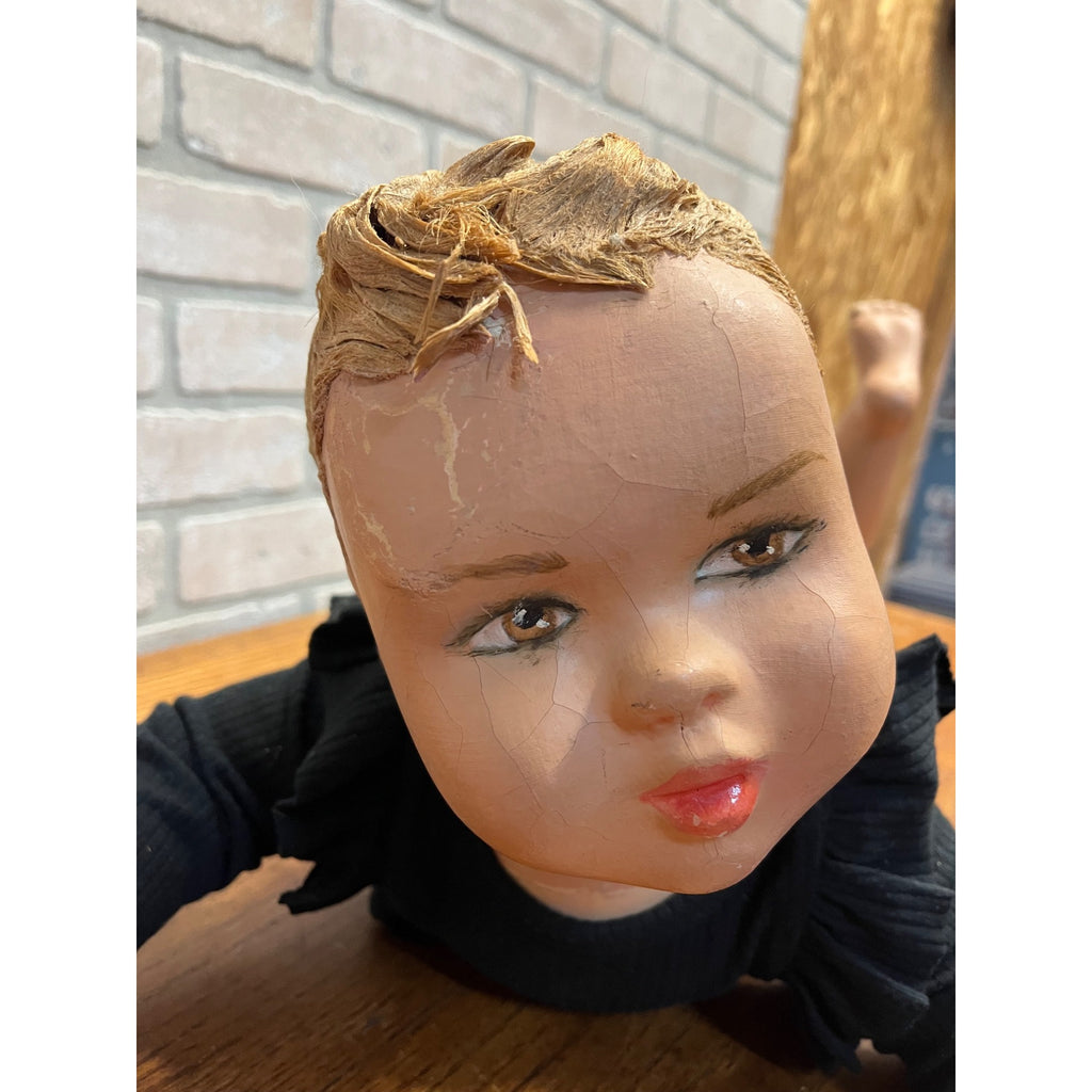 Original Vintage Crawling Baby Infant Clothes Department Store Display Mannequin