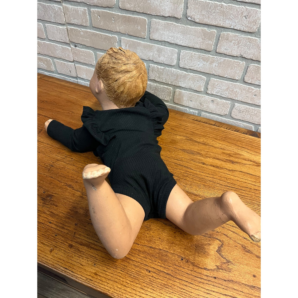 Original Vintage Crawling Baby Infant Clothes Department Store Display Mannequin