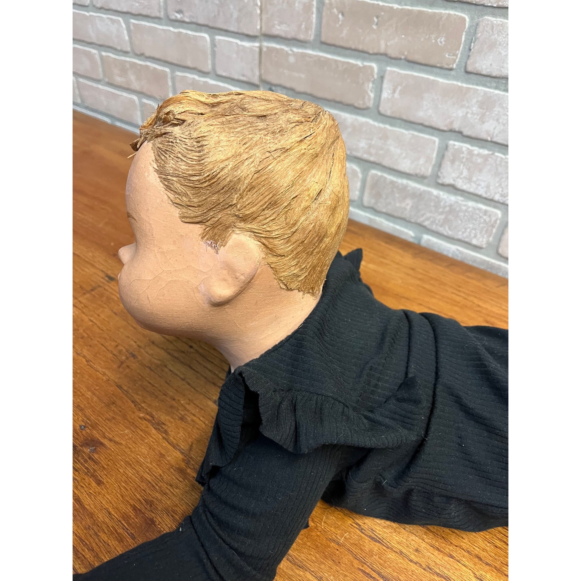 Original Vintage Crawling Baby Infant Clothes Department Store Display Mannequin