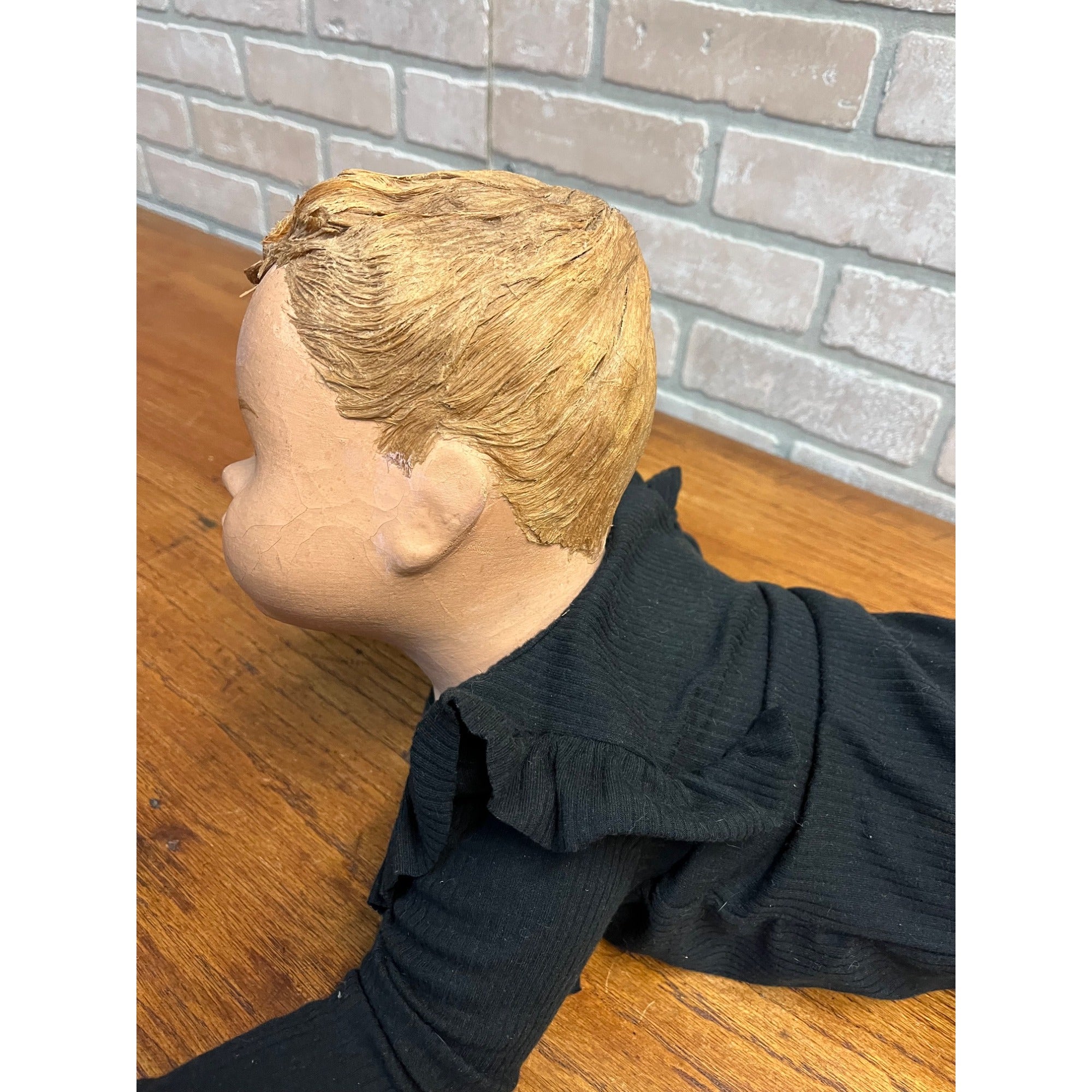 Original Vintage Crawling Baby Infant Clothes Department Store Display Mannequin