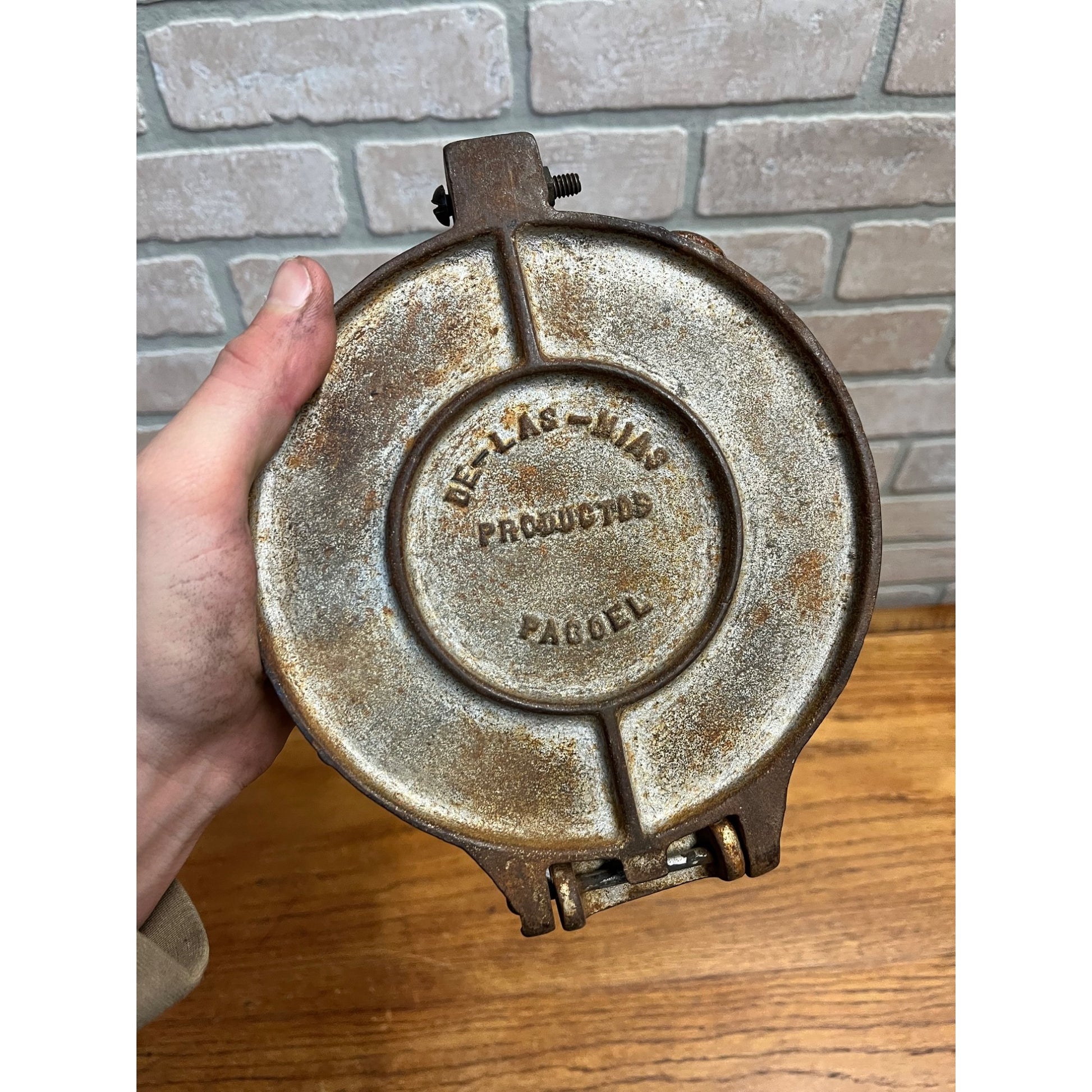 Vintage Cast Iron PAGOEL Tortilla Maker Made in Mexico Mexican De Las Mias