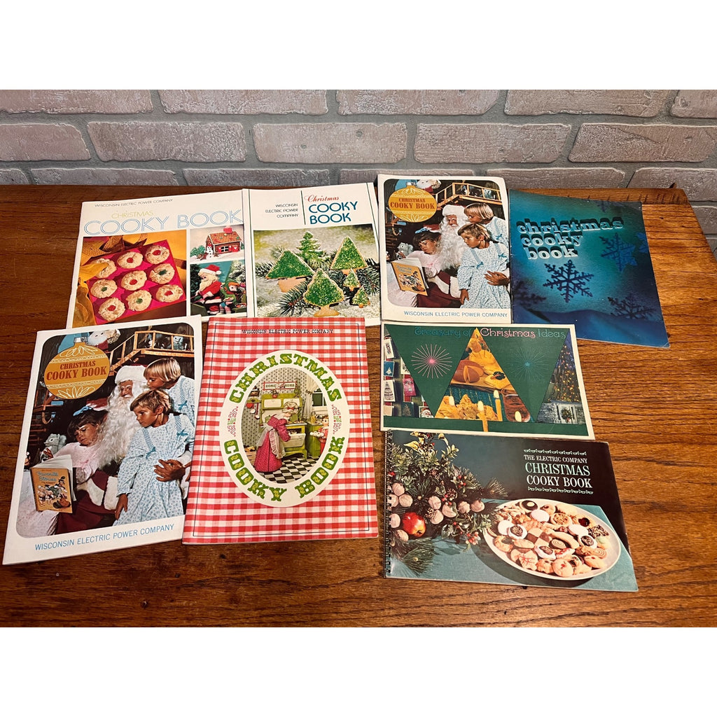 Vintage Wisconsin Electric Power Company Christmas Cooky Book Cookie Recipes Lot