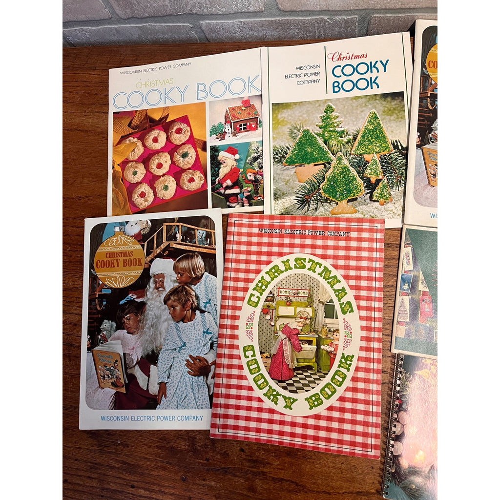 Vintage Wisconsin Electric Power Company Christmas Cooky Book Cookie Recipes Lot